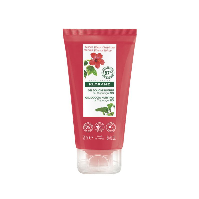 HIBISCUS GEL DOUCHE NUTRITIF 75ML KLORANE HIBISCUS GEL DOUCHE NUTRITIF 75ML KLORANE