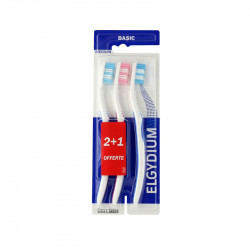 ELGYDIUM BASIC BROSSE A DENTS MEDIUM 2+1