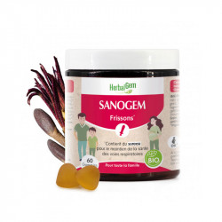 SANOGEM FRISSONS BIO 60 GUMMIES HERBALGEM