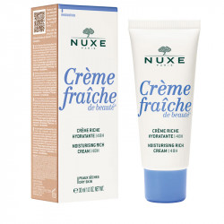 CREME FRAICHE DE BEAUTE RICHE PEAUX SECHES HYDRATANTE 48H 30ml NUXE