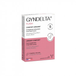 GYNDELTA FLASH CONFORT URINAIRE 10 GELULES LABORATOIRES CCD