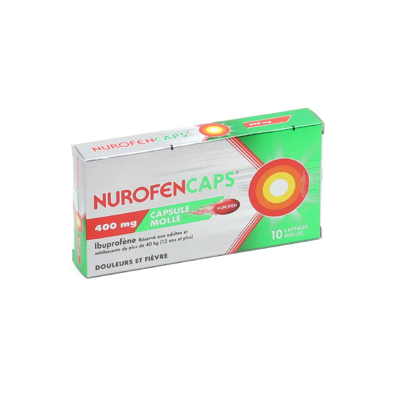 NUROFENCAPS 400MG 10 CAPSULES MOLLES