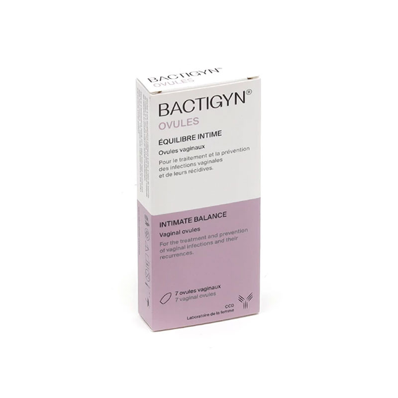 BACTIGYN OVULES VAGINAUX X 7 LABORATOIRE CCD