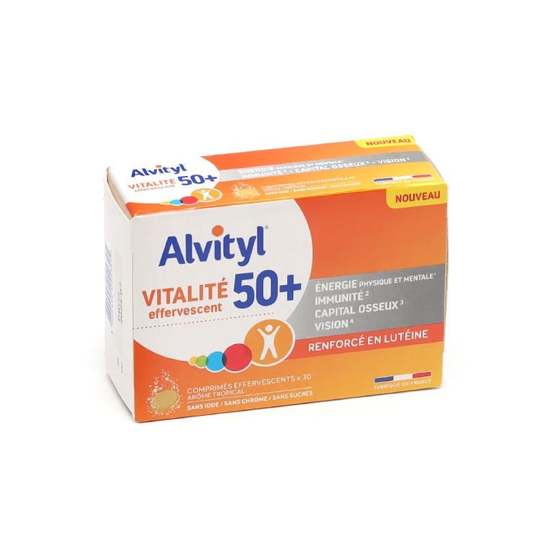 ALVITYL VITALITÉ 50+ 30 COMPRIMES EFFERVESCENTS URGO