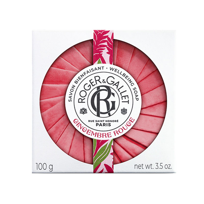 GINGEMBRE ROUGE SAVON BIENFAISANT 100 G ROGER ET GALLET GINGEMBRE ROUGE SAVON BIENFAISANT 100 G ROGER ET GALLET