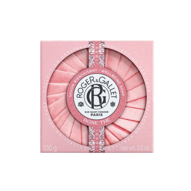 ROSE THÉ SAVON BIENFAISANT 100 G ROGER ET GALLET