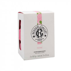 ROSE SAVON BIENFAISANT LOT DE 3 X 100 G ROGER ET GALLET