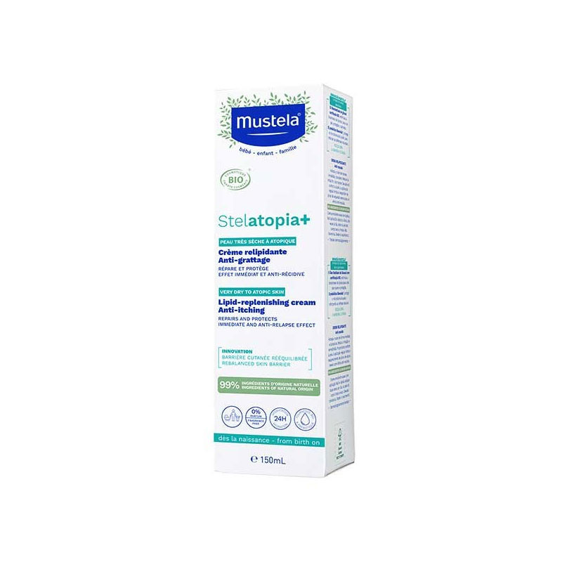 STELATOPIA+ BIO CRÈME RELIPIDANTE ANTI-GRATTAGE 150ML MUSTELA