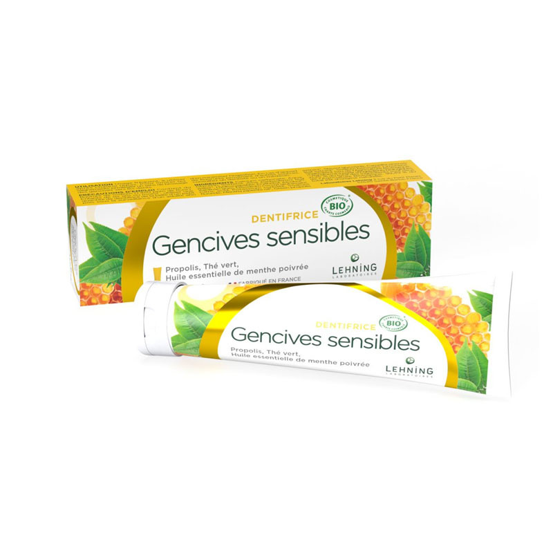 DENTIFRICE BIO GENCIVES SENSIBLES 80 G LEHNING