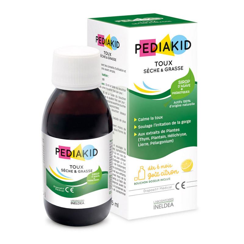 TOUX SECHE & GRASSE 125ML PEDIAKID