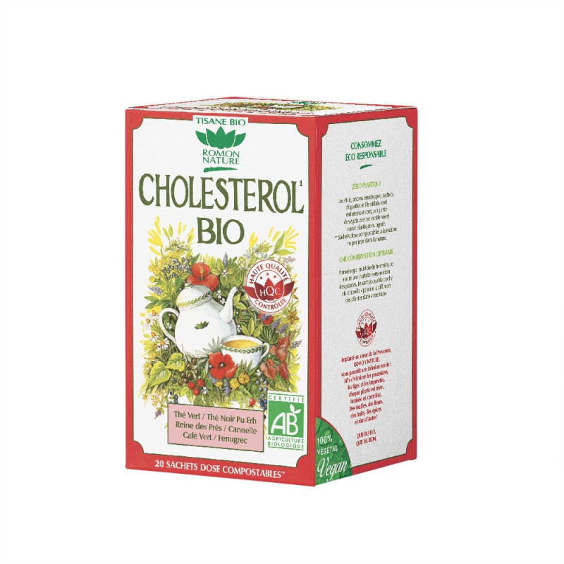 TISANE CHOLESTEROL BIO 20 sachets ROMON NATURE