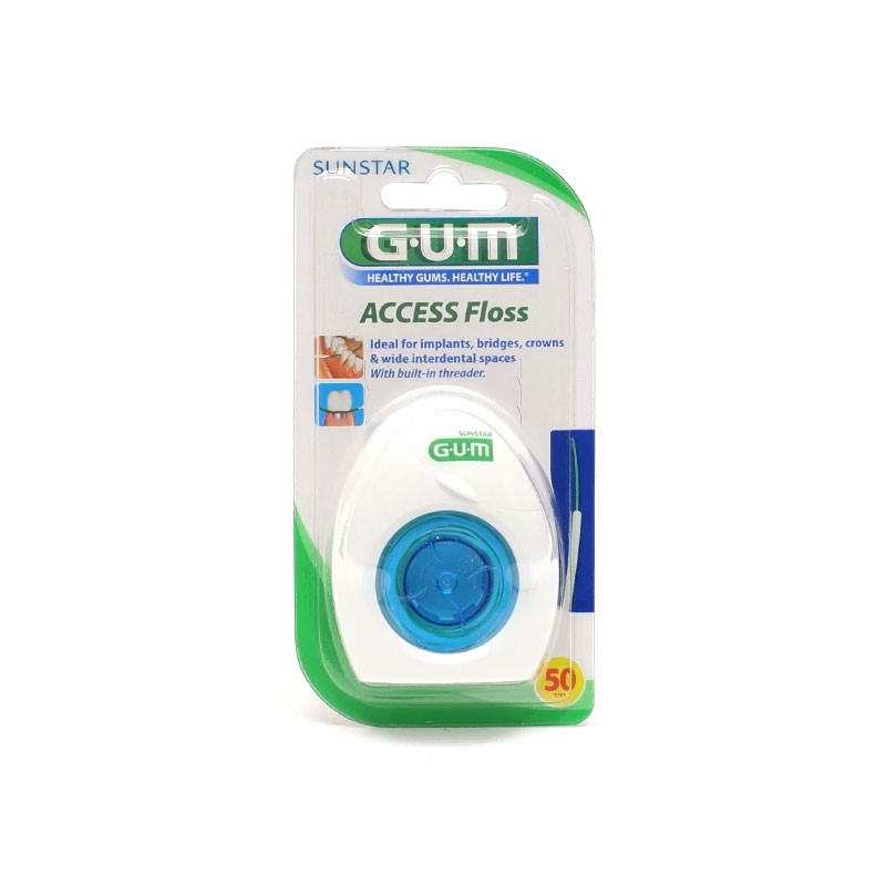 ACCESS FLOSS FIL DENTAIRE NON CIRÉ 50 FILS GUM