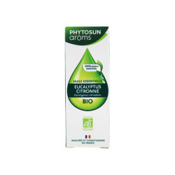 HUILE ESSENTIELLE EUCALYPTUS CITRONNÉ BIO 10ML  PHYTOSUN AROMS