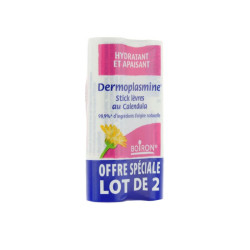 DERMOPLASMINE® STICK LÈVRES au CALENDULA LOT DE 2 X 4G BOIRON