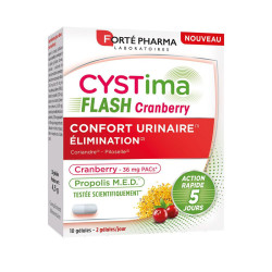 CYSTIMA FLASH CRANBERRY 10 GELULES FORTE PHARMA