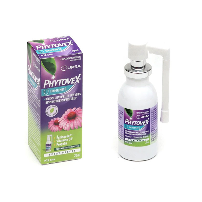 PHYTOVEX IMMUNITÉ SPRAY BUCCAL 20ML UPSA PHYTOVEX IMMUNITÉ SPRAY BUCCAL 20ML UPSA