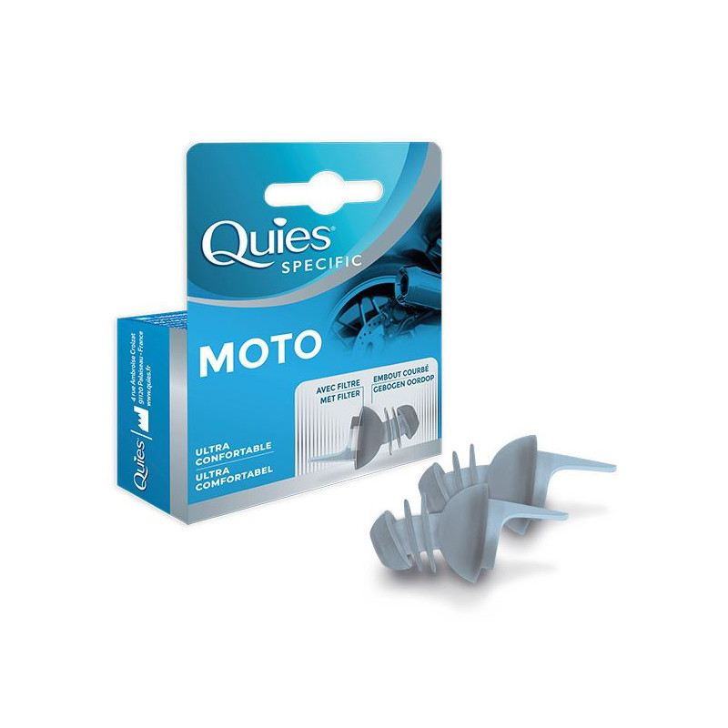PROTECTIONS AUDITIVES MOTO x2 QUIES SPECIFIC