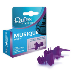 PROTECTIONS AUDITIVES MUSIQUE x2 QUIES SPECIFIC