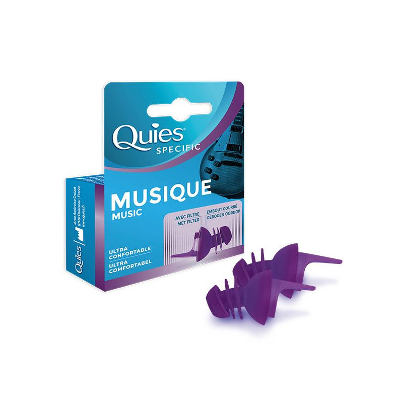 PROTECTIONS AUDITIVES MUSIQUE x2 QUIES SPECIFIC