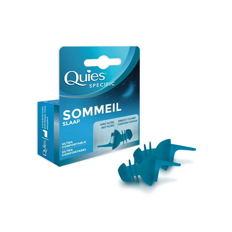 PROTECTIONS AUDITIVES SOMMEIL x2 QUIES SPECIFIC