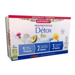 MON PROTOCOLE DETOX BIO 3 PHASES 30 AMPOULES SUPER DIET