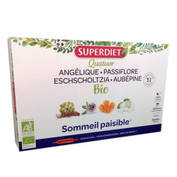 QUATUOR SOMMEIL PAISIBLE BIO  20 AMPOULES SUPER DIET