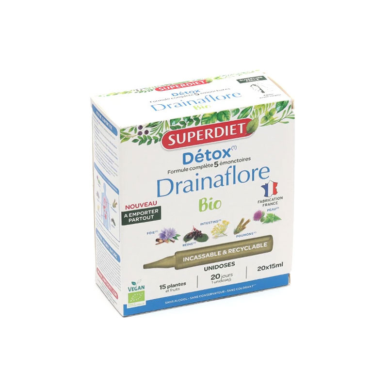 Draineur - Détox Kilos Tenaces The Tuocha +20% FLORESSANCE Boîte de 24  Sachets Vanille Indisponible - Fitnessboutique