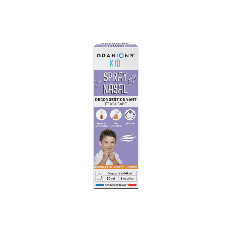 GRANIONS KID SPRAY NASAL DECONGESTIONNANT APAISANT 20ML GRANIONS KID SPRAY NASAL DECONGESTIONNANT APAISANT 20ML
