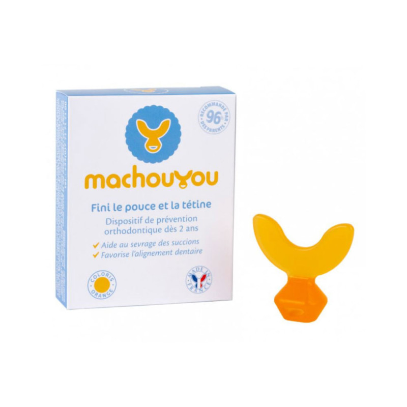 DISPOSITIF DE PRÉVENTION ORTHODONTIQUE ORANGE MACHOUYOU DISPOSITIF DE PRÉVENTION ORTHODONTIQUE ORANGE MACHOUYOU