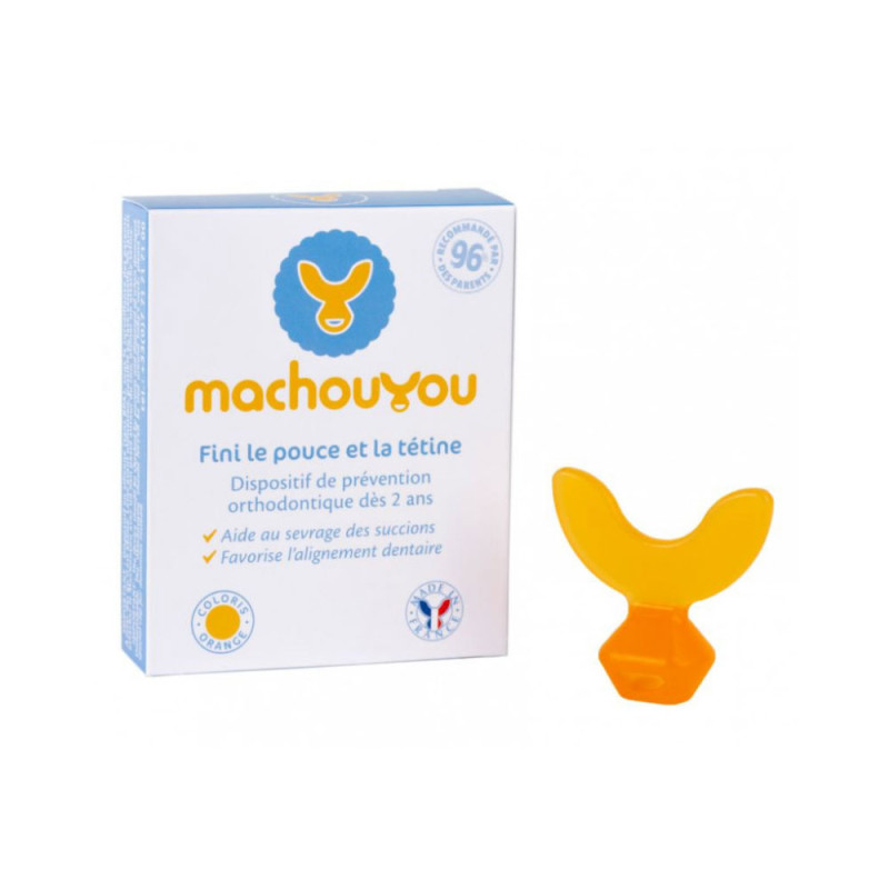 MACHOUYOU DISPOSITIF DE PRÉVENTION ORTHODONTIQUE ORANGE