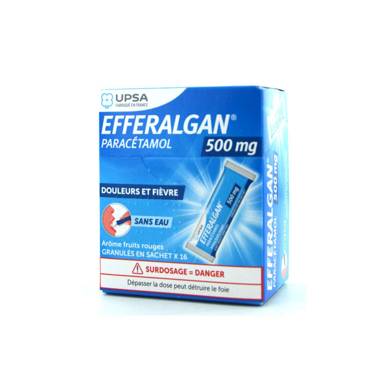 Doliprane Paracetamol 1000mg sachets pas cher