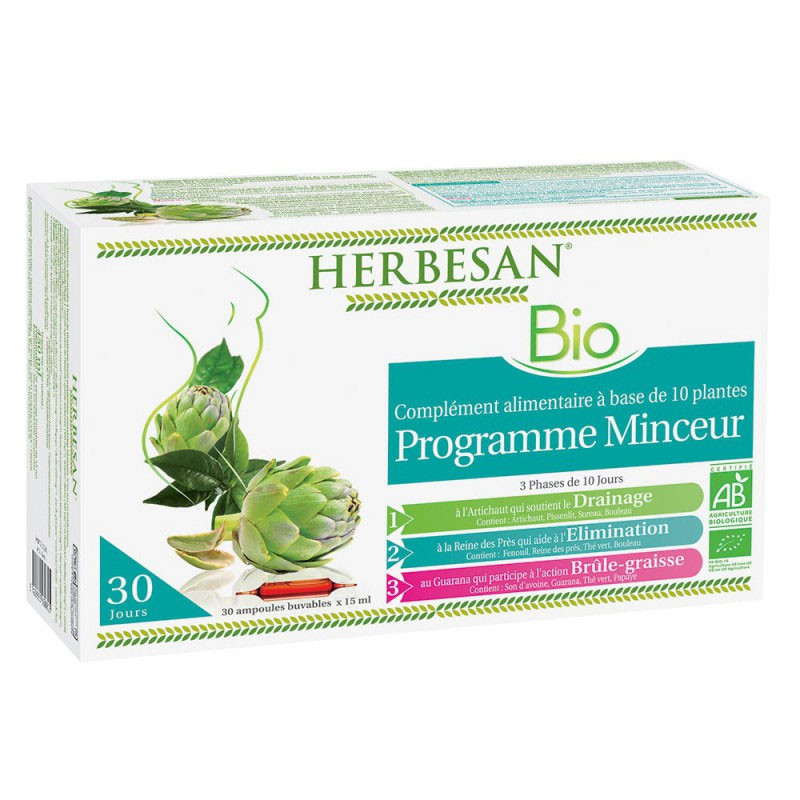 PROGRAMME MINCEUR BIO 3 PHASES HERBESAN PROGRAMME MINCEUR BIO 3 PHASES HERBESAN