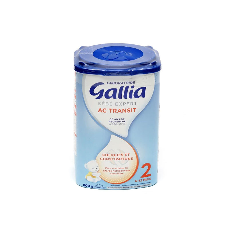 Lait sans lactose Expert Diargal Gallia - De 0 à 12 mois - 800g