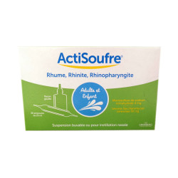 ACTISOUFRE 30 AMPOULES DE 10ML GRIMBERG