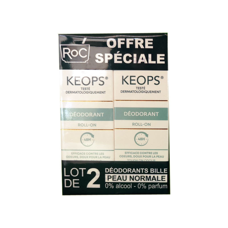 KEOPS DEODORANT A BILLE 30ML LOT DE 2 ROC