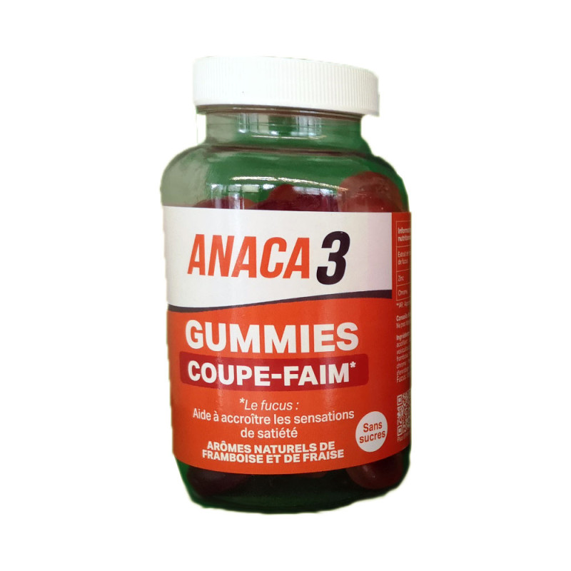 ANACA 3+ GUMMIES COUPE FAIM 60 GOMMES NUTRAVALIA