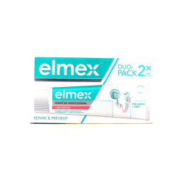 DENTIFRICE SENSITIVE PROFESSIONAL GENCIVES DUO PACK 2 X 75ML ELMEX