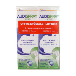 SOLUTION AURICULAIRE ADULTE LOT DE 2 X50 ML AUDISPRAY