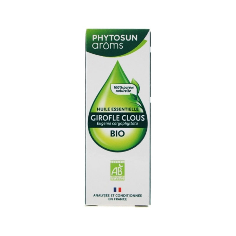 GIROFLE CLOUS HUILE ESSENTIELLE BIO 10ML PHYTOSUN AROMS