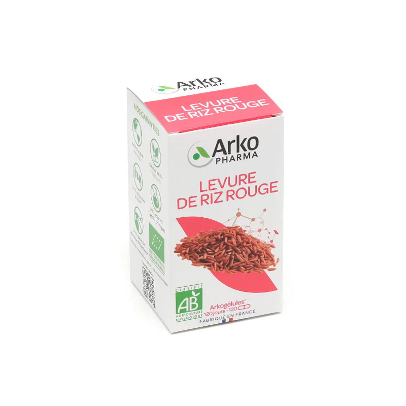 ARKOGELULES BIO LEVURE DE RIZ ROUGE 120 GELULES ARKOPHARMA