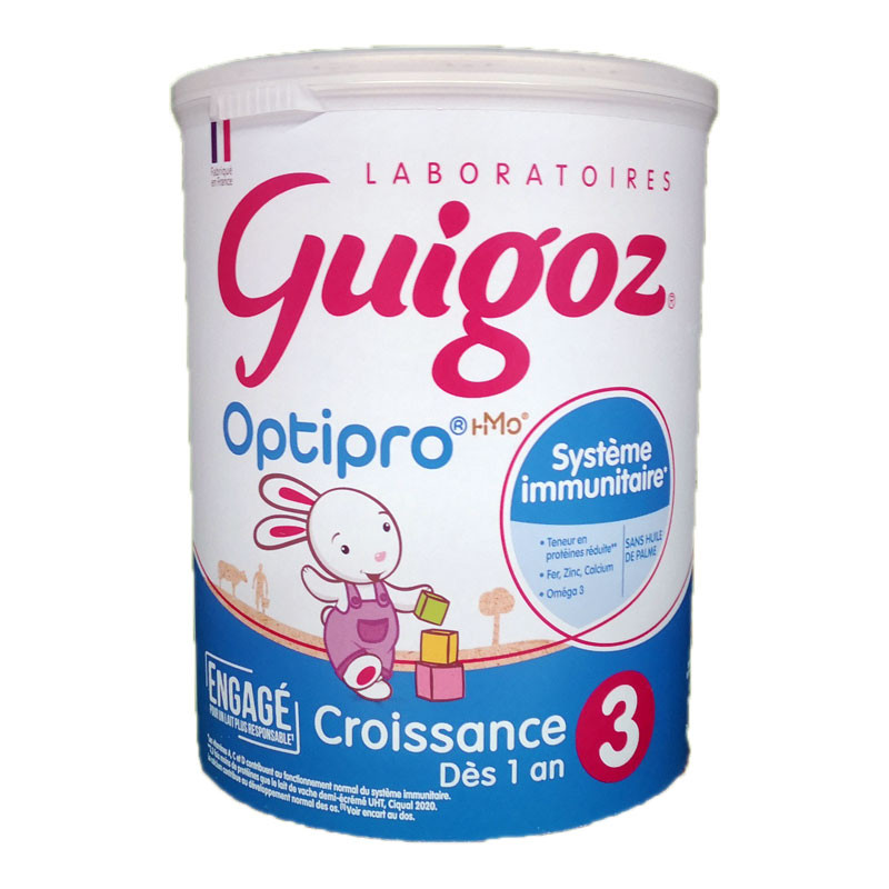 Guigoz Optipro Croissance lait 3eme âge - Repas bébé de 1 à 3 ans