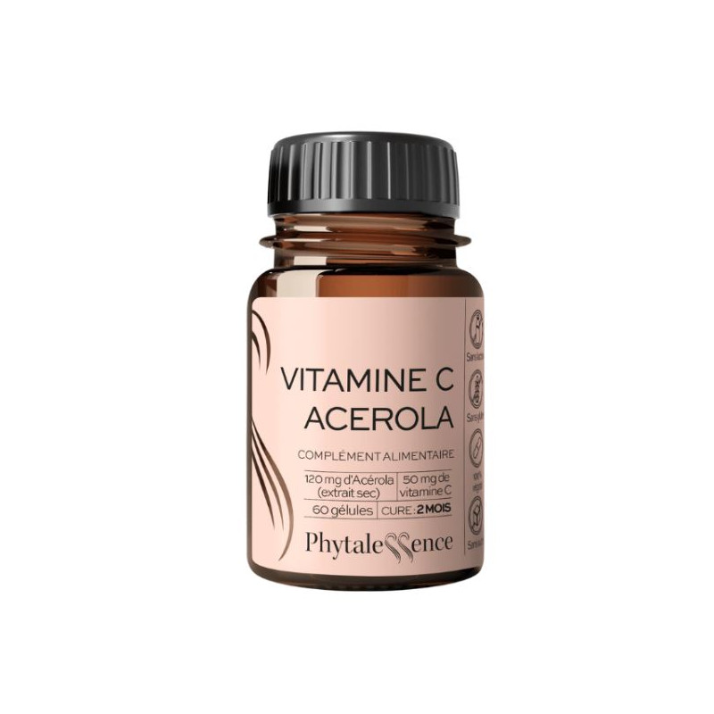 ACEROLA VITAMINE C 60 GELULES PHYTALESSENCE