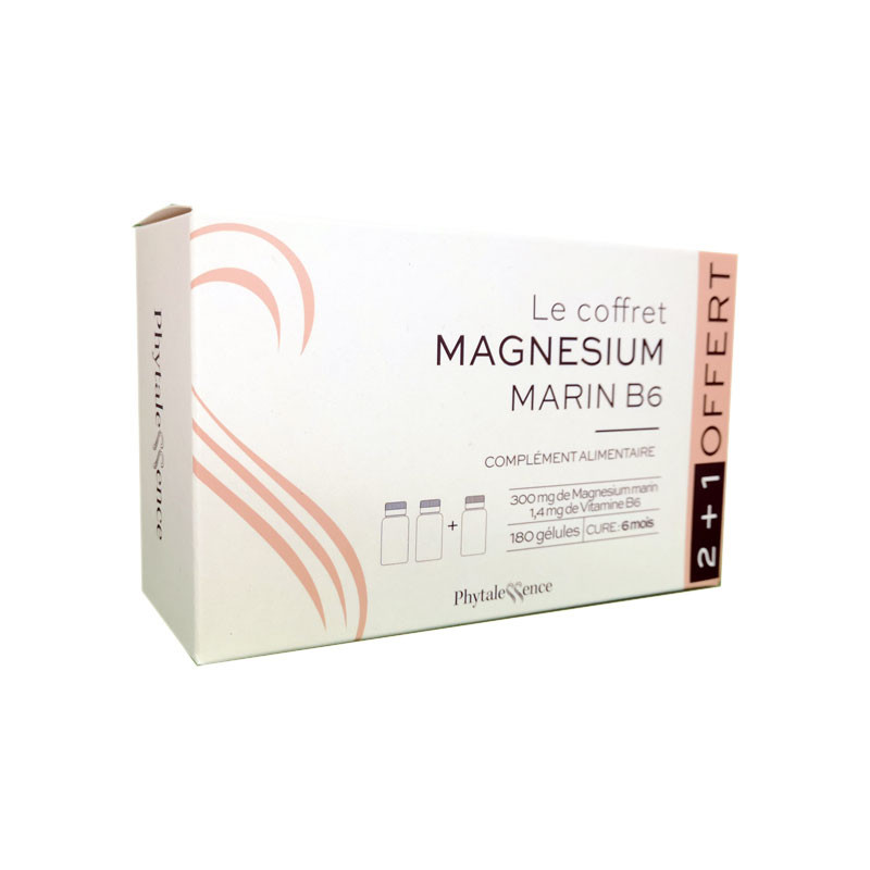 LE COFFRET MAGNESIUM MARIN B6 180 GELULES PHYTALESSENCE LE COFFRET MAGNESIUM MARIN B6 180 GELULES PHYTALESSENCE