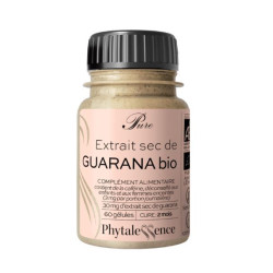 PURE EXTRAIT SEC DE GUARANA BIO 60 GELULES PHYTALESSENCE