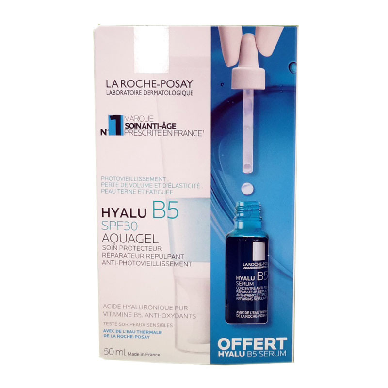 HYALU B5 AQUAGEL SPF30 50ML + SERUM 10ML OFFERT LA ROCHE POSAY