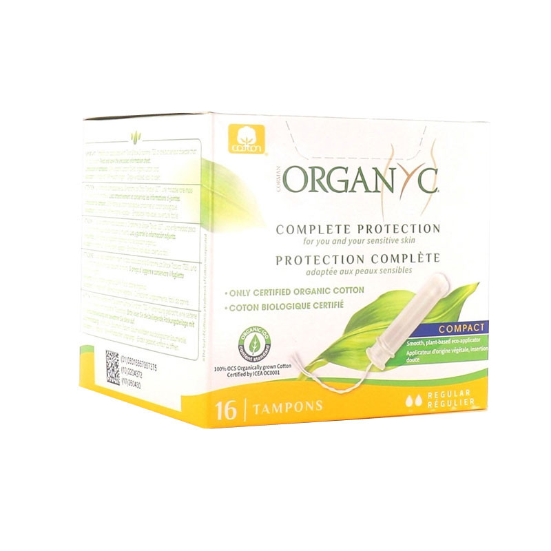 ORGANYC COTON BIO TAMPONS REGULIER X 16 ORGANYC COTON BIO TAMPONS REGULIER X 16