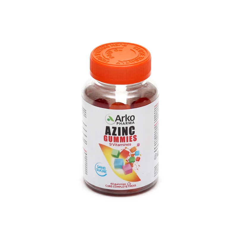 AZINC 9 VITAMINES 60 GUMMIES ARKOPHARMA