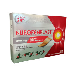 NUROFENPLAST  200mg 4 EMPLATRES RECKITT BENCKISER