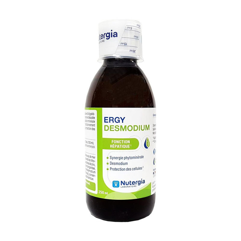 ERGYDESMODIUM COMPLEMENT ALIMENTAIRE FONCTION HEPATIQUE 250ML NUTERGIA