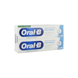 DENTIFRICE PRO-REPAIR ORIGINAL GENCIVES ÉMAIL LOT DE 2 X 75ML ORAL B